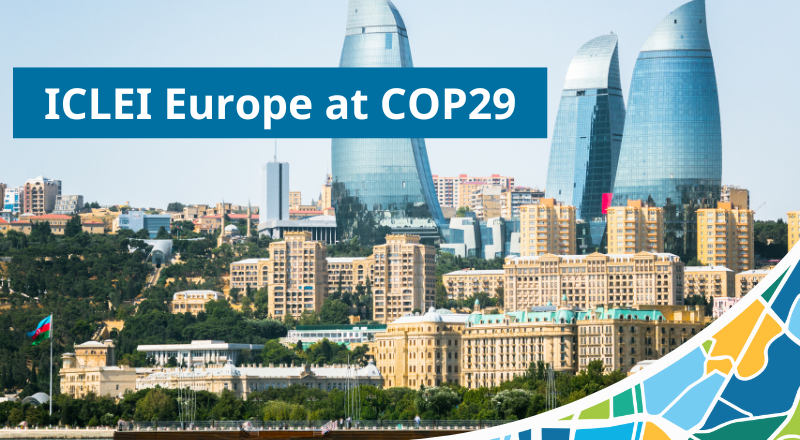 #COP29 begins today! And ICLEI Europe will be joining forces with the entire ICLEI network to show the power of #multilevel action in tackling the #climate crisis. 

Learn more about our involvement 👉iclei-europe.org/news/?Showcasi…