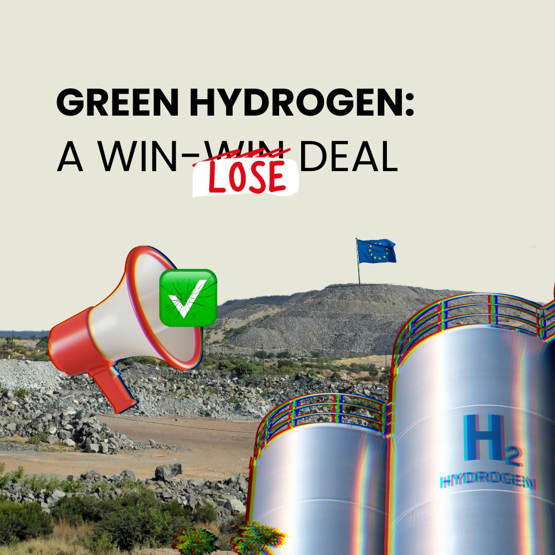 SOMO (@somo) on Twitter photo New report: The EU is getting #GreenHydrogen wrong❗️📢
Despite claims that green hydrogen is a win-win situation, the lived realities of communities say otherwise ❌
Read more in our report 'Hyped hydrogen – Hidden harm': somo.nl/the-hidden-har…
<a href="/macua_sa/">Mining Affected Communities United in Action</a> <a href="/ActionAid_NL/">ActionAid Nederland</a> <a href="/SOMO/">SOMO</a> New report: The EU is getting #GreenHydrogen wrong❗️📢
Despite claims that green hydrogen is a win-win situation, the lived realities of communities say otherwise ❌
Read more in our report 'Hyped hydrogen – Hidden harm': somo.nl/the-hidden-har…
<a href="/macua_sa/">Mining Affected Communities United in Action</a> <a href="/ActionAid_NL/">ActionAid Nederland</a> <a href="/SOMO/">SOMO</a>