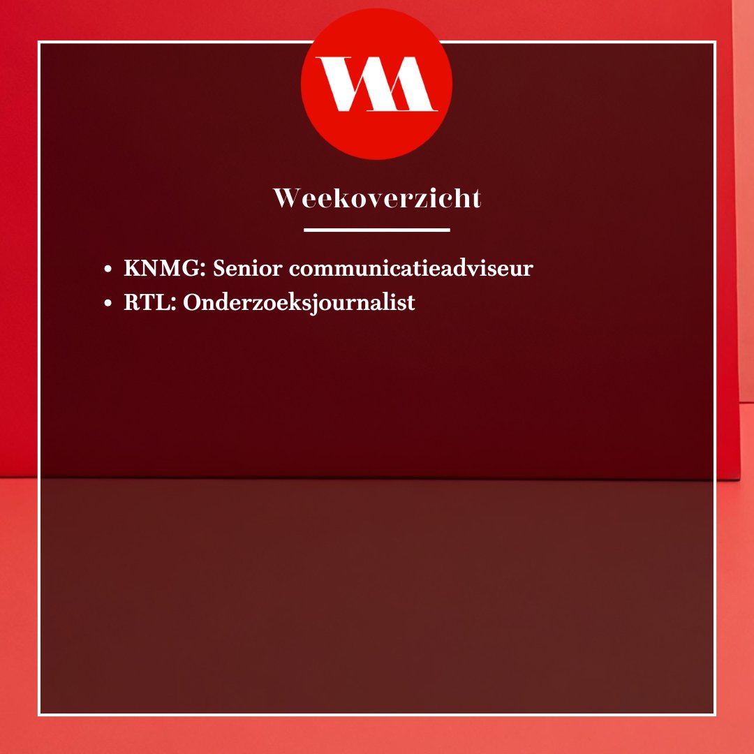 Vacatureoverzicht week 45. 💼

Alle vacatures van de afgelopen week op één rijtje.  Zit jouw droombaan er tussen?

Volg ons ook op Instagram: bit.ly/4ahunJY #villamedia #vacatures #journalistiek