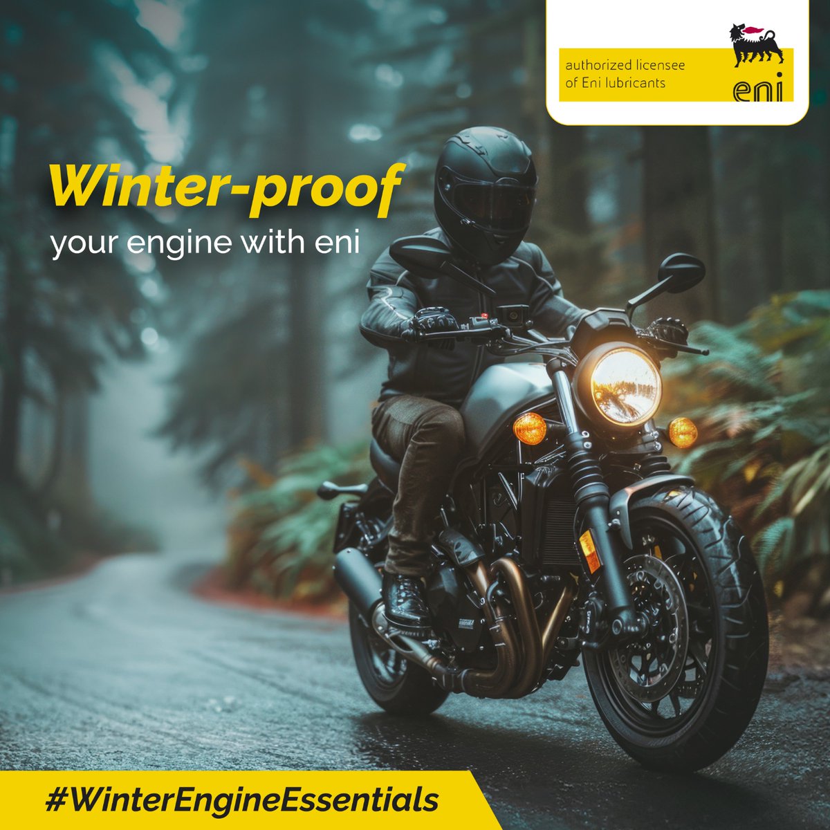 apareni1's tweet image. While the cold bites, your engine stays warm and protected with eni engine oil.

#ENIIndia #WinterEngineEssentials #ChalteRehneKaJosh #BikeEngineOil #SmoothEngine #EffortlesslySmooth #Performance #BikeCare #CarCare