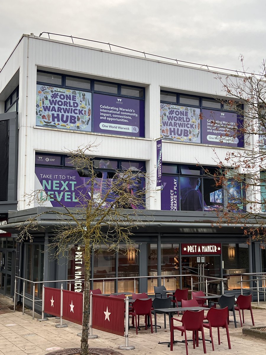 profmcscott's tweet image. #OneWorldWarwick is here! Great to see #Rootes building takeover as #OneWorldWarwickHub @uniofwarwick @WarwickIntl Celebrating Warwick’s global community, impact, connections and opportunities warwick.ac.uk/oneworldwarwick for more details and get involved!