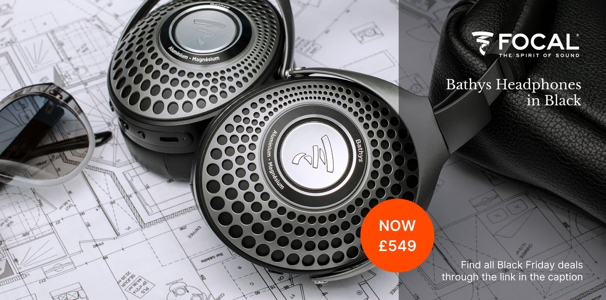 PeterTysonAV's tweet photo. Travel in Hi-Fi style with Focal Bathys 🎧 Over 30 hours of play, luxury design, pure audio perfection. #FocalBathys 

Follow the link to view all Black Friday deals 👉 https://t.co/7qKisEu2J5 https://t.co/VzK54KNpF8