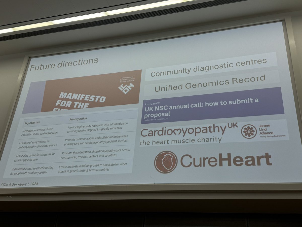 BiccsUk's tweet image. Next up, @williambradlow describing #personalised family screening in #inheritedcardiacconditions #ICCs
✅Targeted screening based on genotype
⚠️benefit/harm
✅End to end system evaluation required
@rach_bastiaenen @eleanorwicks @stephenpage @2tbueser