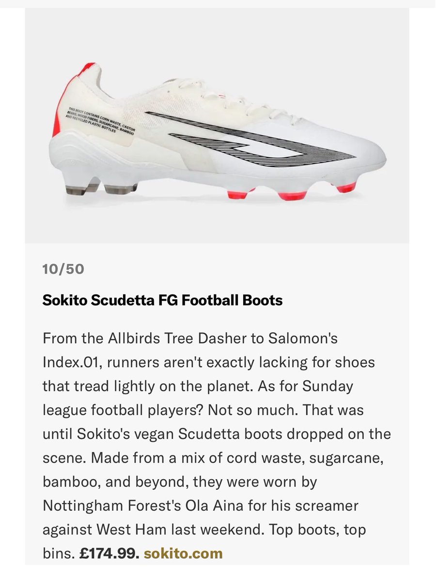 Not our words, the words of <a href="/BritishGQ/">British GQ</a>.