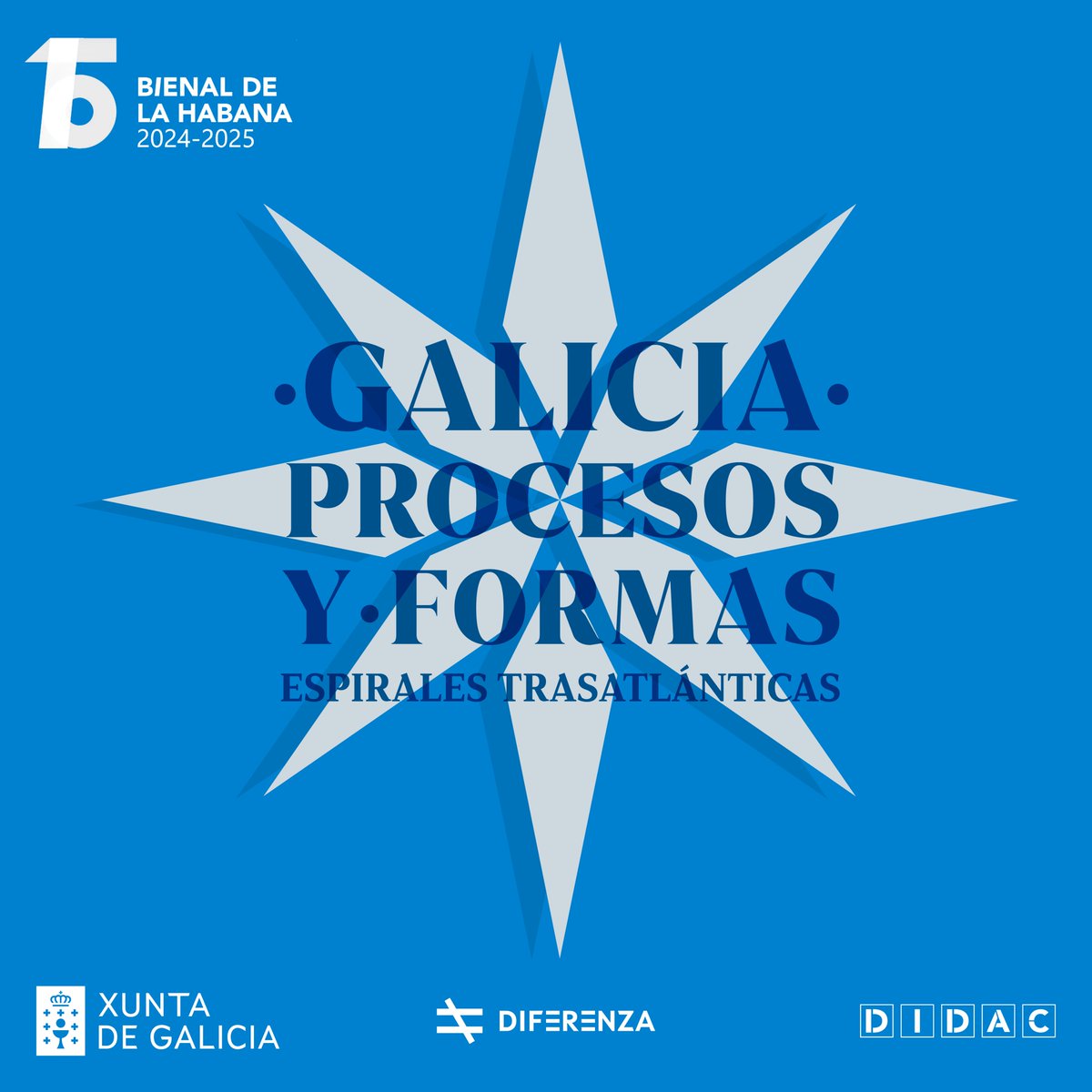 Galicia comeza a súa participación na Bienal de La Habana. A partir deste venres e ata o 28/02, o #deseñogalego estará representado coa mostra 𝗚𝗮𝗹𝗶𝗰𝗶𝗮, 𝗣𝗿𝗼𝗰𝗲𝘀𝗼𝘀 𝗲 𝗙𝗼𝗿𝗺𝗮𝘀 no marco do proxecto Espirales Trasatlánticas.
#15BienaldeLaHabana #bienaldelahabana