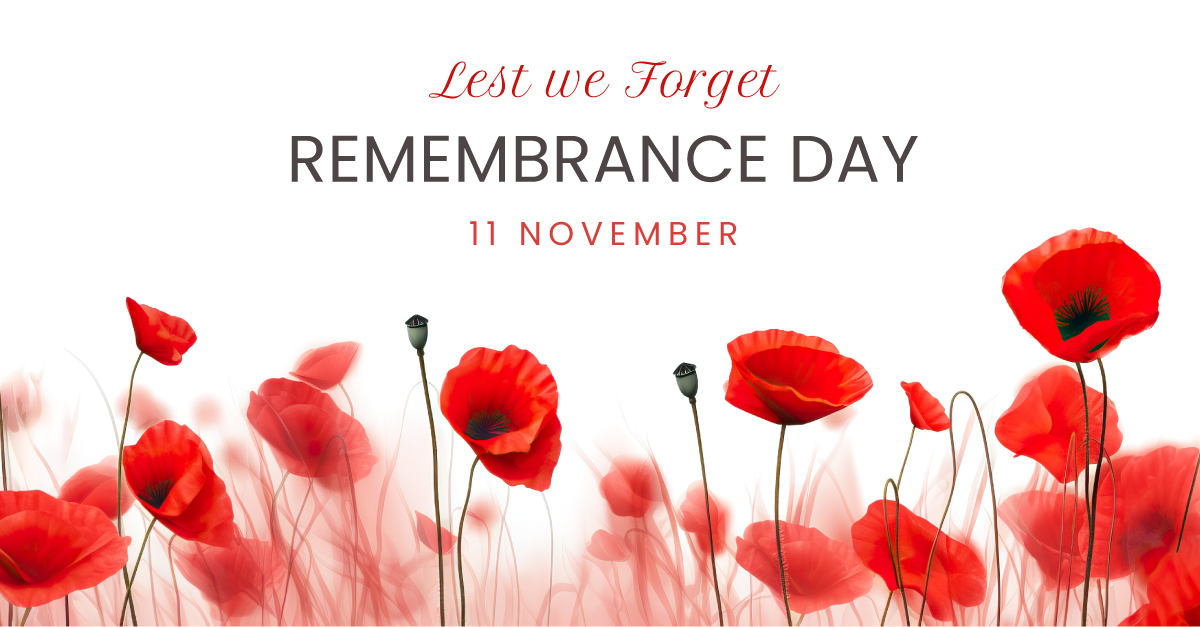 Today, we pause to honour the courage and immense sacrifices made by the brave men and women who have served and continue to serve our country. 

We will remember them today and always. 🌹

#RemembranceDay #LestWeForget