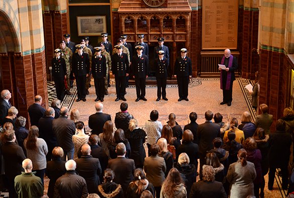 Victoria Gallery & Museum Liverpool (@victoriagallery) on Twitter photo A reminder that the <a href="/LivUni/">University of Liverpool</a> annual Remembrance Service will take place at the VG&M between 10.45am and 11.15am today, Monday 11 November.
All welcome but please arrive promptly between 10.30am and 10.45am as no admittance will be permitted during the silence.
Thank you. A reminder that the <a href="/LivUni/">University of Liverpool</a> annual Remembrance Service will take place at the VG&M between 10.45am and 11.15am today, Monday 11 November.
All welcome but please arrive promptly between 10.30am and 10.45am as no admittance will be permitted during the silence.
Thank you.