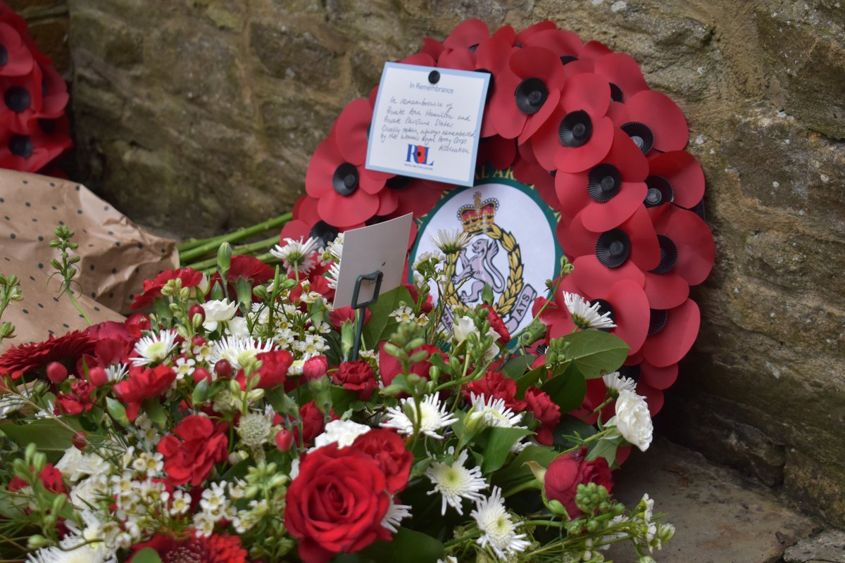 We fall silent at 1100 to remember those who served with us, before us and after us, and who gave their lives for our freedom. The WRAC Association will remember them.