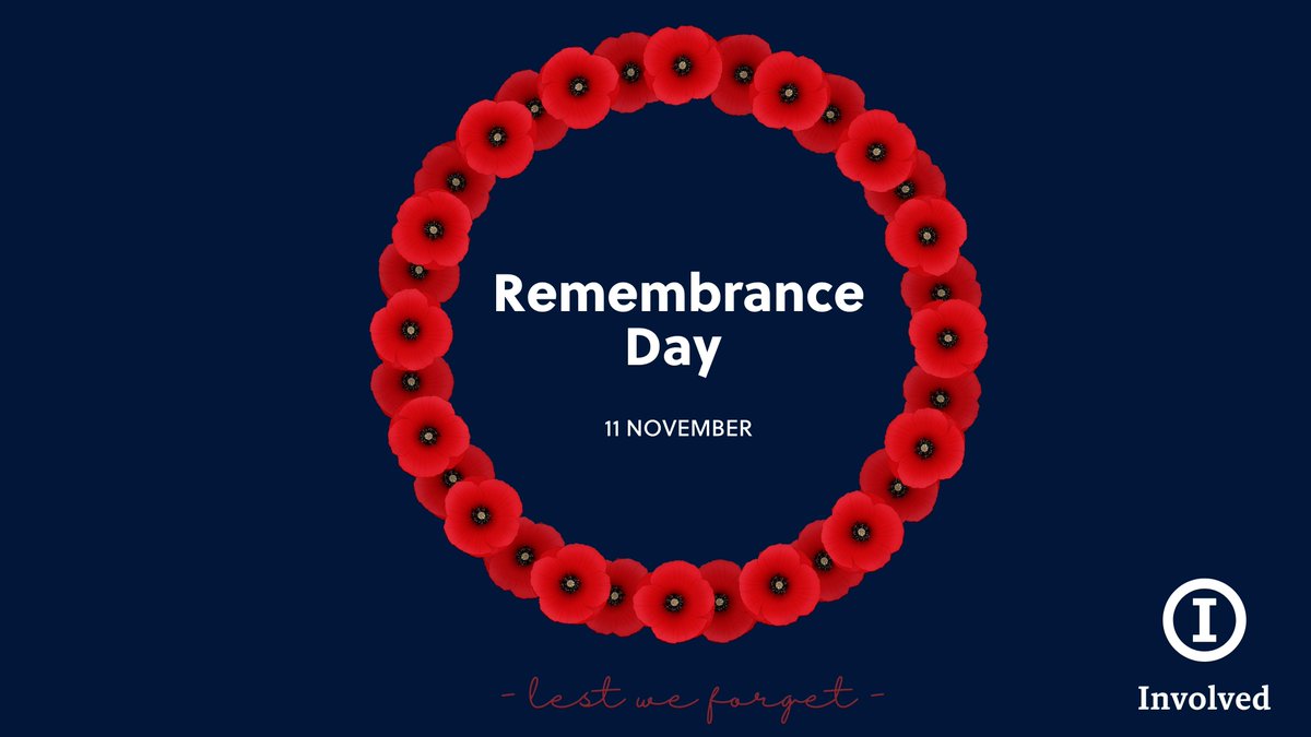 InvolvedRec's tweet image. On Remembrance Day, we take a moment to reflect on the sacrifices made and the courage shown. Today, we remember and honor those who have served. 
#RemembranceDay #LestWeForget #Respect