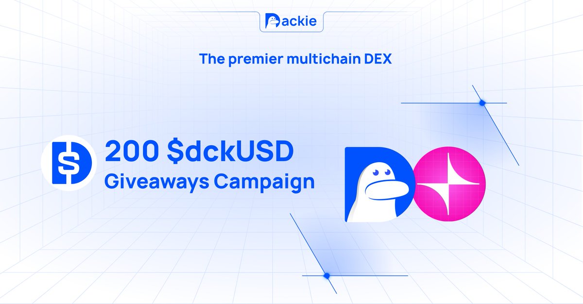 Swap on DackieSwap <a href="/unichain/">Unichain</a> Sepolia, shared 200$ dckUSD
Join us now and don't miss your chance to win.
👉 app.galxe.com/quest/DackieSw…

Unichain Sepolia is a testnet, and you need $ETH testnet to swap. If you don't have ETH testnet, you can join our Discord and request some.
👉