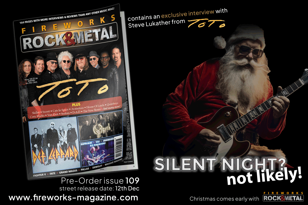 𝗜𝗦𝗦𝗨𝗘 #𝟭𝟬𝟵 𝗶𝘀 𝗮𝘃𝗮𝗶𝗹𝗮𝗯𝗹𝗲 𝘁𝗼 𝗣𝗿𝗲-𝗢𝗿𝗱𝗲𝗿 and we have an 𝙚𝙭𝙘𝙡𝙪𝙨𝙞𝙫𝙚 interview with Steve Lukather from the amazing Toto! Phil Collen from Def Leppard also talks to us. 

Don't miss your chance to secure your copy - bit.ly/3Ck5oK5

--