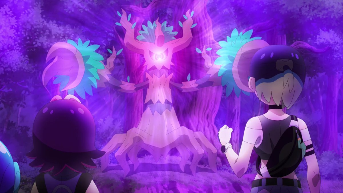 📚#アニポケ 豆知識📚 ろうぼくポケモン #オーロット 森を監視していて