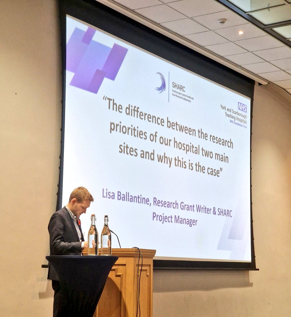 YorkResearch's tweet photo. Rob Newton, Associate Director @YSTeachingNHS is opening our #Research Conference this morning at The Milner York. Looking forward to a day packed full of celebrating the research and Innovation activities we conduct within our hospitals https://t.co/6pMho6oiIA