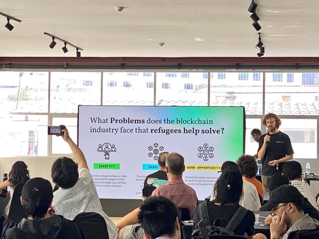 FundingCommons's tweet photo. Did you catch @david1casey's talk about our impact pilots at Parallel Society Congress? 🙌

Come say hi; and catch his chat at 6 pm with @mbauwens and @owocki. 🎤

https://t.co/6vhHKzUaeX https://t.co/QB4wG6iTY8