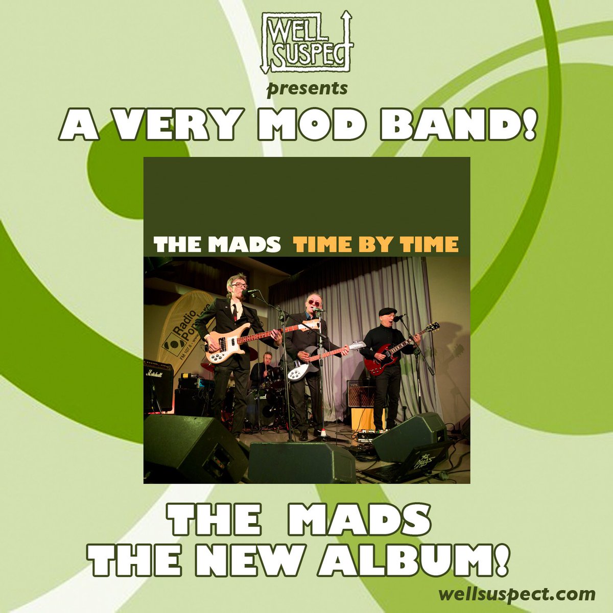 wellsuspectrecs's tweet photo. Out now. The Mads - Time By Time; feat the single Rabbit On The Run and cover of The Action classic, Never Ever. LP, CD &amp; digital on Well Suspect Records. https://t.co/1wF7cSxIAe  #wellsuspectrecords #themads #newrelease https://t.co/IM2XHYRtdH