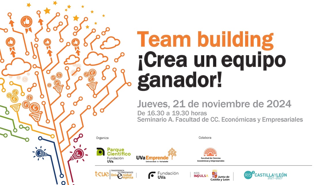 🚀Descubre las claves del trabajo en equipo en este taller: 

🤝 Team Building, ¡Crea un equipo ganador!
📅Jueves, 21 de noviembre
🕟de 16.30 a 19.30 horas
📍Seminario A de <a href="/economicas_uva/">Económicas UVa</a> 

¡Solicita una de las 30 plazas! acortar.link/FEJrck

#PlanTCUE
