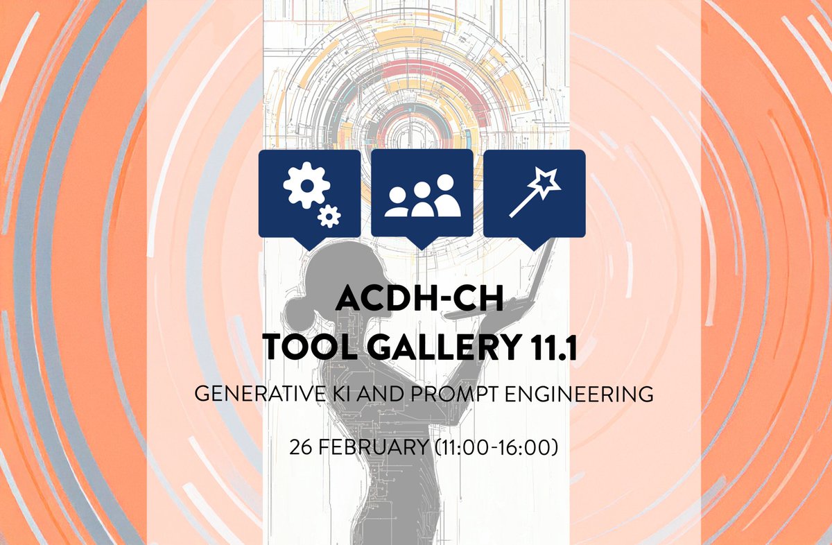 🆕 Save the date - 26.2.2025!
In the next <a href="/ACDH_OeAW/">ACDH-CH</a> #ToolGallery on generative AI &amp; prompt engineering, Christian Steiner @Chris_Traube &amp; Christopher Pollin equip participants with knowledge &amp; skills to effectively utilize &amp; optimize these technologies:
👉clariah.at/en/events/acdh…
