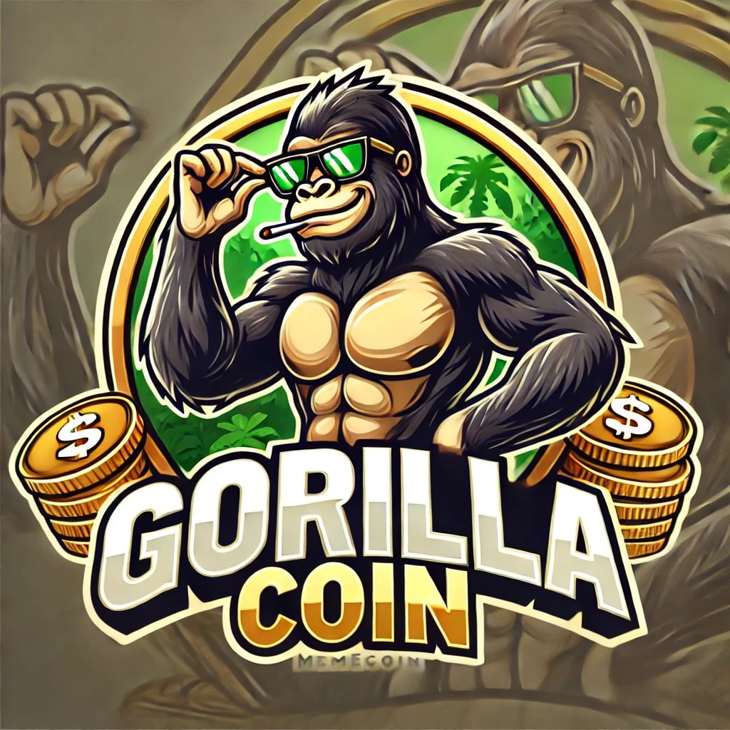 Sol_Gorilla_'s tweet photo. Gorilla Coin: the wild memecoin with strength, style, and a whole lot of fun! Embrace the jungle vibes as this powerful, playful gorilla takes the crypto world by storm. Join the pack and unleash your inner beast with Gorilla Coin. $Gorilla https://t.co/UTRp2XKGGa