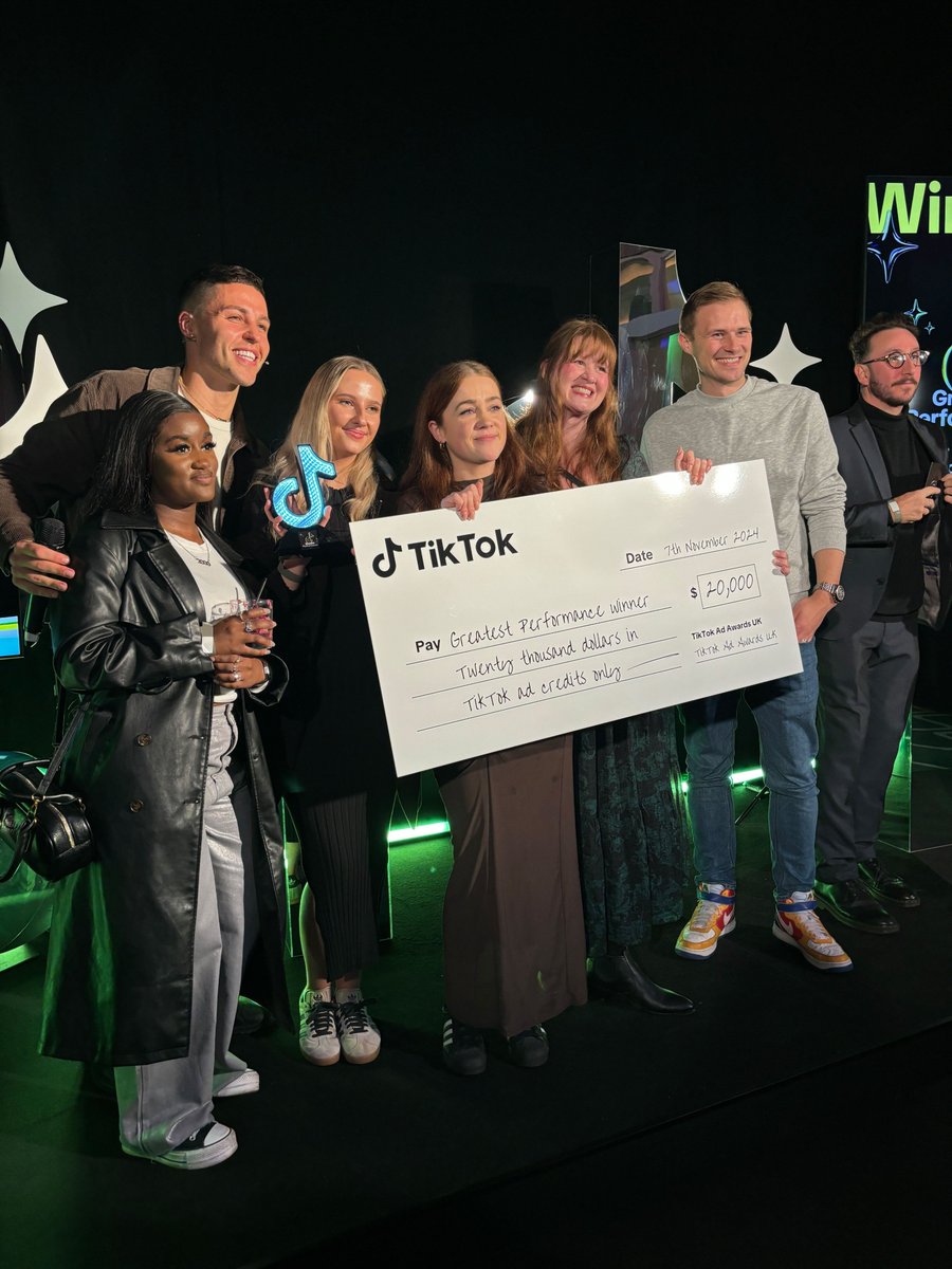 🏆 TikTok Ad Awards Winner!!! 🏆

We’re beyond proud to announce our win with <a href="/TheWorksStores/">The Works</a> in the Greatest Performance category at the UK TikTok Ad Awards! 👑

Congratulations to Jessica, Rachel and the entire team at The Works, who have been embracing TikTok well ahead of the