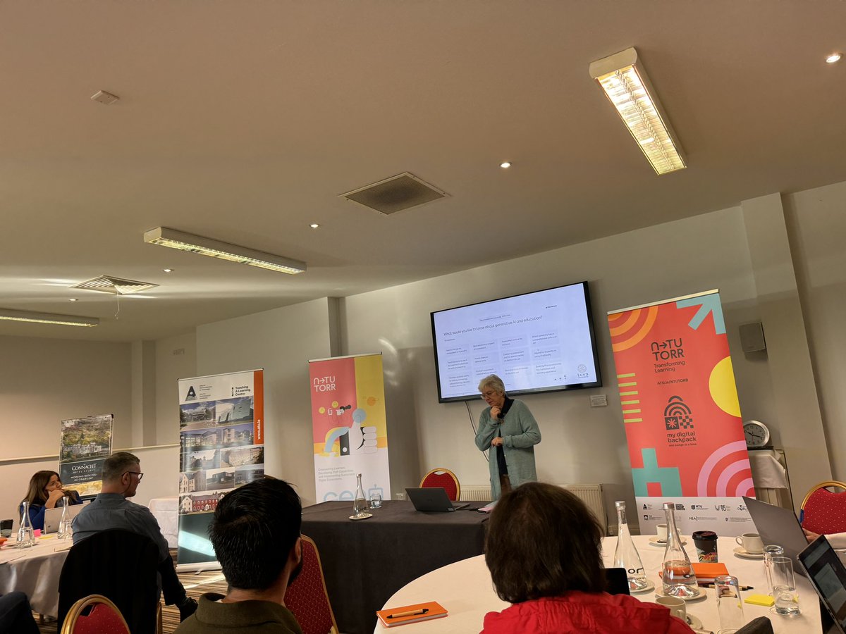 Dr Carina Ginty (@carinaginty) on Twitter photo Starting the week with #AIPlay Hackathon with <a href="/atu_ie/">Atlantic Technological University</a> <a href="/ntutorr/">N-TUTORR</a> team <a href="/ACosgrove1/">Annette Cosgrove</a> <a href="/ATUTLC/">ATU Teaching & Learning Centre (TLC)</a> and guest <a href="/rmforsyth/">Rachel Forsyth</a> from <a href="/lunduniversity/">Lund University</a> - exploring GenAI opportunities in Teaching and Learning 👏 Starting the week with #AIPlay Hackathon with <a href="/atu_ie/">Atlantic Technological University</a> <a href="/ntutorr/">N-TUTORR</a> team <a href="/ACosgrove1/">Annette Cosgrove</a> <a href="/ATUTLC/">ATU Teaching & Learning Centre (TLC)</a> and guest <a href="/rmforsyth/">Rachel Forsyth</a> from <a href="/lunduniversity/">Lund University</a> - exploring GenAI opportunities in Teaching and Learning 👏