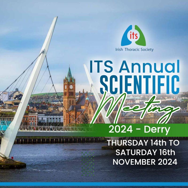 Excited to be exhibiting at the Irish Thoracic Society Scientific Meeting in Derry later this week. Visit the Smart Respiratory stand to see our HSE approved Smart Asthma Virtual Care and Smart Asthma Inhaler Optimisation digital health solutions.