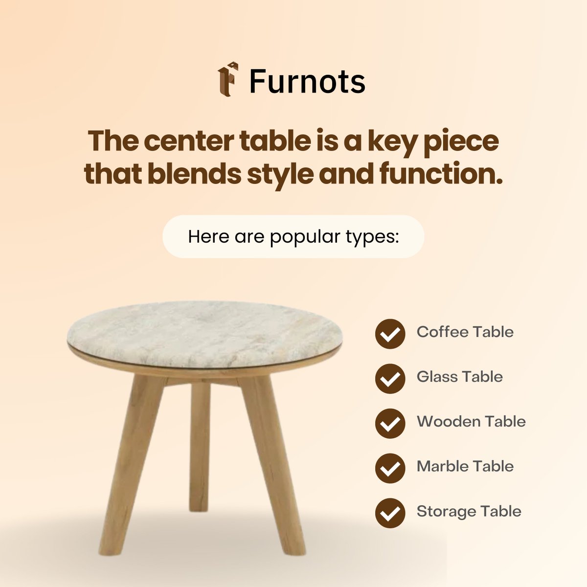 FurnotsOfficial's tweet photo. Choosing the right center table can transform the look and feel of your space. Whether you're going for modern minimalism, timeless elegance, or practical storage, there’s a style to match your taste. Let your center table be a blend of functionality and design.
 Ready to find your perfect fit?
#centertablestyle #modernlivingroom #interiordesignideas #coffeetabledecor #livingroomvibes