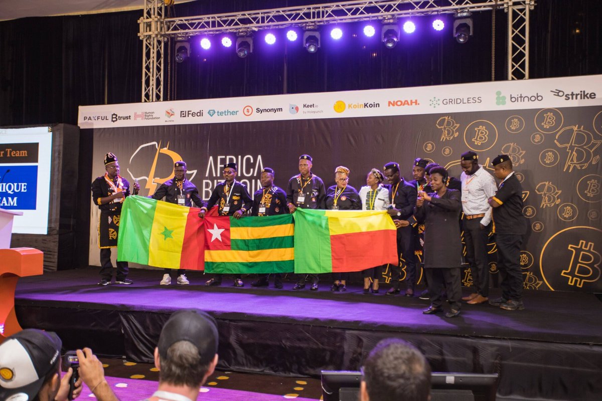 Afroblockchain_'s tweet photo. Our compatriots carried the colors of Togo high during the 2022 & 2023 editions of @AfroBitcoinOrg.
This year, it is in Nairobi that this major event will be held from December 9 to 11, 2024.
Who will this time be the representative of our dear homeland at this event ? https://t.co/ijknSgUaIz