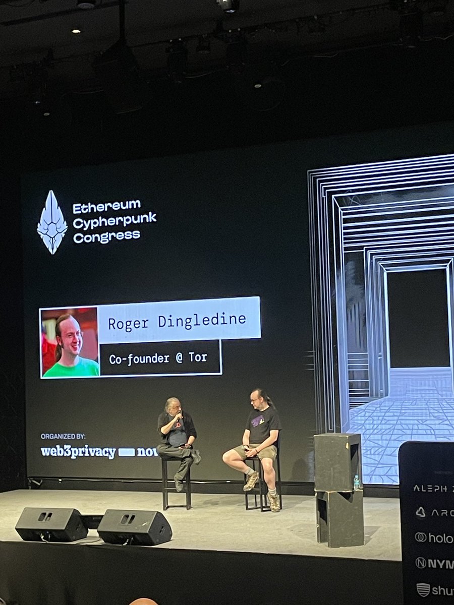 “Privacy tools like <a href="/torproject/">The Tor Project</a> are most useful for people who need them the most.” - <a href="/RogerDingledine/">Roger Dingledine</a> 

Let that sink in!