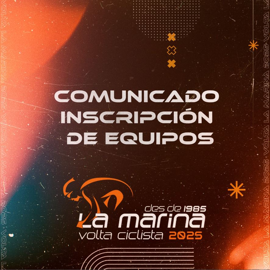 La Volta la Marina extiende el plazo de inscripción de equipos hasta el 30 de noviembre debido a los recientes efectos de la DANA en Valencia. Nuestro apoyo a todos los afectados. ¡A seguir adelante! 💪🚴‍♀️ #PasiónPorElCiclismo #VoltaLaMarina25 #Ciclismo #Aventuras