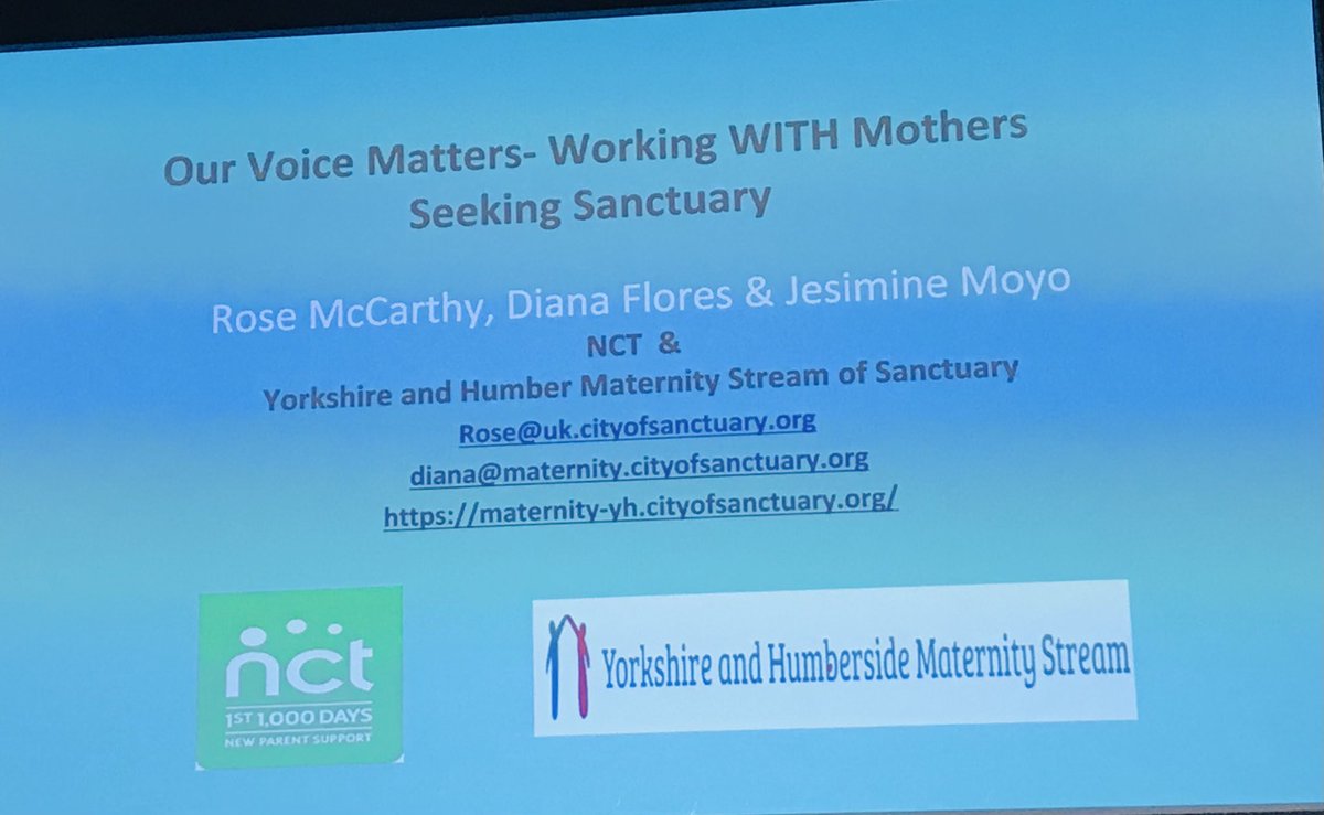 A powerful &amp; personal talk from Rose <a href="/maternity_CofS/">Maternity Stream City of Sanctuary</a> conference who used her training as an <a href="/NCTcharity/">NCT</a> practitioner to help women &amp; parents seeking sanctuary. Her course on ‘Finding your Voice’ boosts confidence &amp; connectedness.