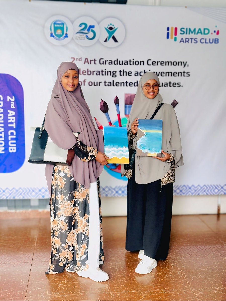 Maymun Abdullahi Mohamed (ECO GIRL๐) (@maima2022) on Twitter photo I congratulation myself and my sis <a href="/katrina_garas/">Katrina Garas</a> yesterday we finished art study tour.
First of all, I thank Allah and all the people who participated in my arts study my teacher and f&f. I am so happy to reach this moment and I congratulate Somali arts together๐๐๏ธ๐จ I congratulation myself and my sis <a href="/katrina_garas/">Katrina Garas</a> yesterday we finished art study tour.
First of all, I thank Allah and all the people who participated in my arts study my teacher and f&f. I am so happy to reach this moment and I congratulate Somali arts together๐๐๏ธ๐จ
