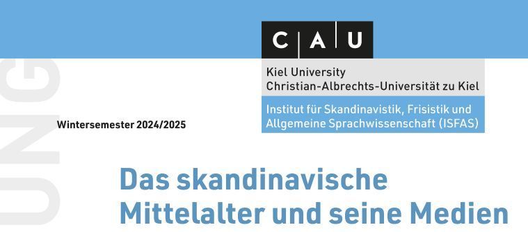 Heute um 18 Uhr beginnt die hybride #Ringvorlesung "Das skandinavische Mittelalter und seine Medien" <a href="/kieluni/">Universität Kiel CAU 🎓</a>. Auftakt mit Roland Scheel zu dem Thema "Isländisch statt Latein: Ein literarischer Sonderweg und seine Folgen". Mehr Infos unter: uni-kiel.de/de/veranstaltu…