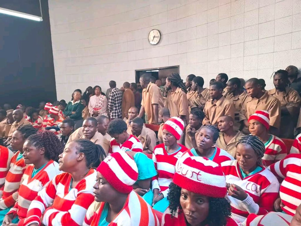 CCCZimbabwe's tweet photo. SAD BREAKING NEWS: Senator Jameson Timba and the remaining #Avondale78 members’ highly anticipated judgment has been postponed to Friday, November 15, 2024, at 11 a.m. 

This unfortunate delay means they'll spend an additional four days in pre-trial detention, adding to the 147 days they've already endured, totaling 151 days. 

Justice delayed is justice denied.

#JusticeForJamesonTimba 

#JusticeForAvondale78
