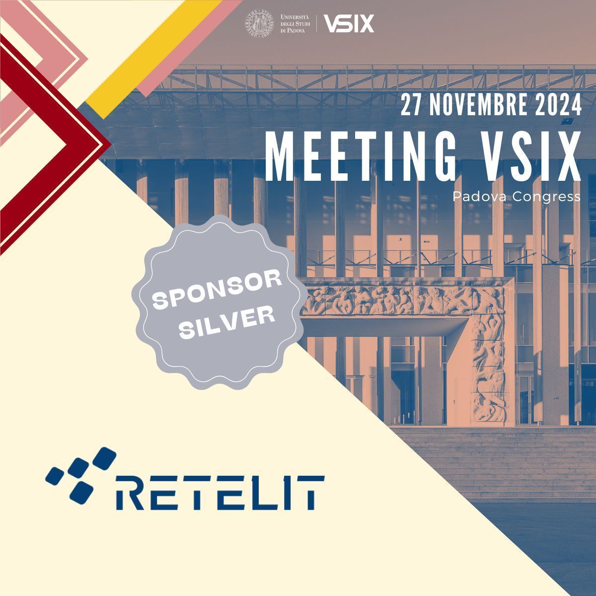 📣 Siamo molto felici di annunciare che <a href="/Retelit/">Retelit</a> sarà tra gli sponsor del #MeetingVSIX!

✒️ Vuoi partecipare all'evento? Per registrarti e conoscere tutti i dettagli visita il sito: buff.ly/3BJyTVF 

#ixp #event #tlc #networking #internet