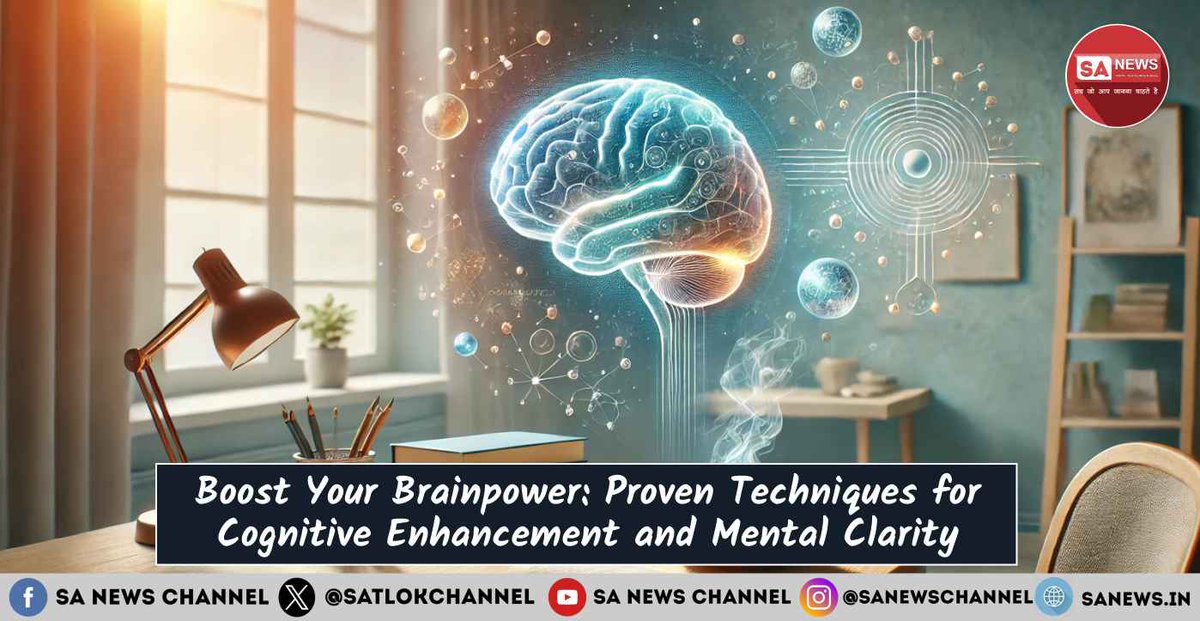 SatlokChannel's tweet image. Ready to enhance your cognitive skills and unlock your brain’s potential? Our latest blog dives into science-backed methods to boost focus, memory, and problem-solving abilities! From physical activity and dietary changes to mental exercises and mindfulness, we explore powerful…