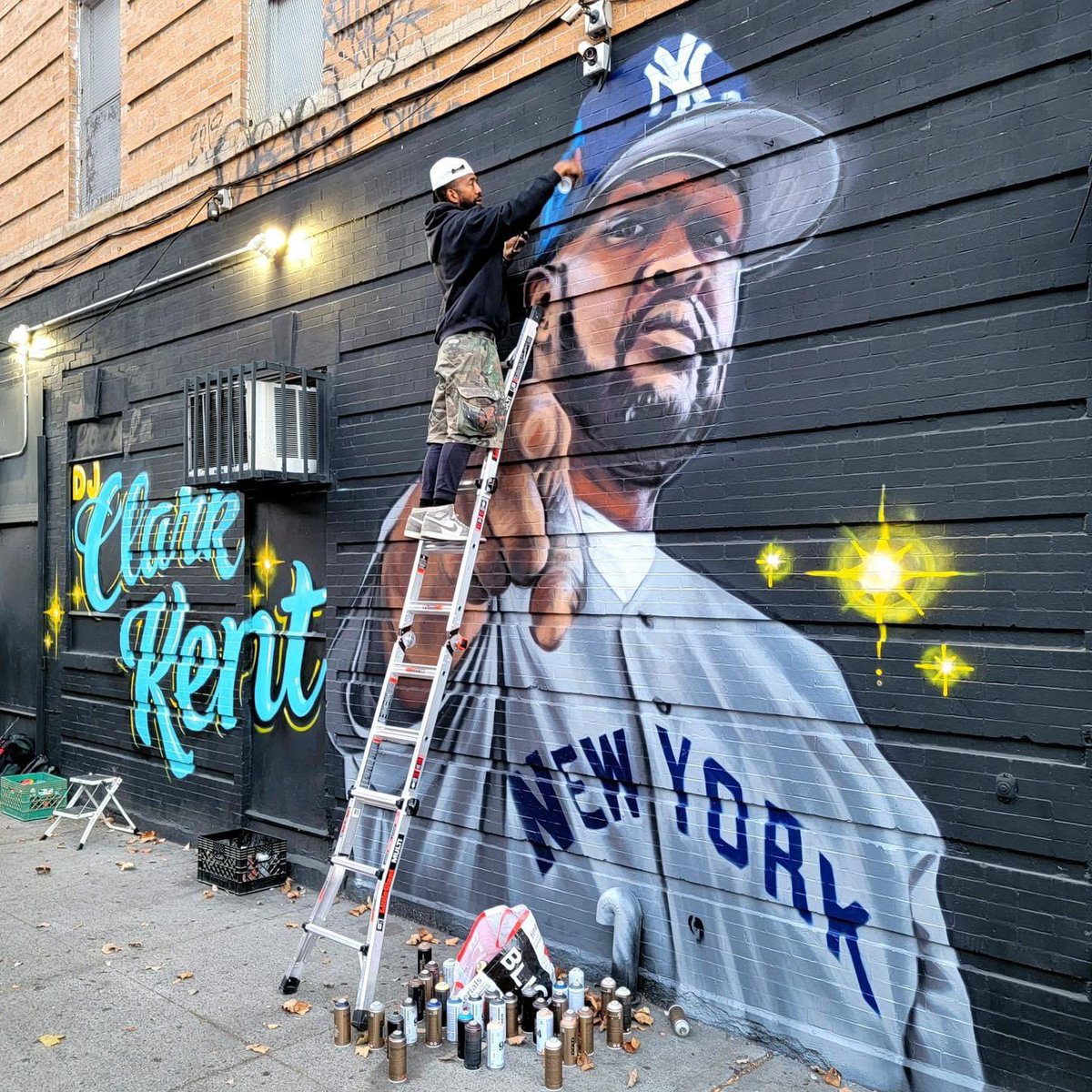 Dope mural - Rest well King - DJ Clark Kent #RIPDJClarkKent 🙏🏾