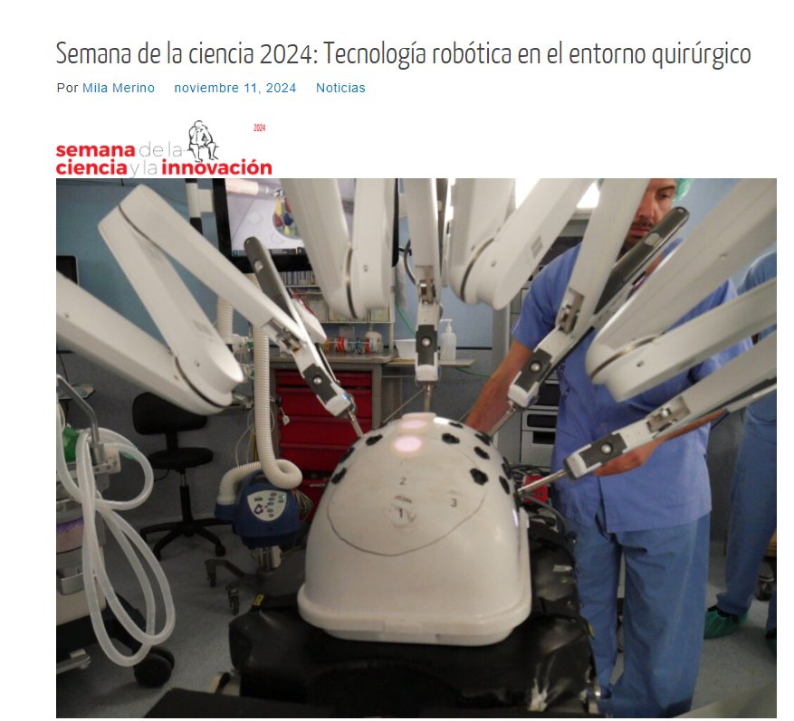 Innovación Clínico (@iclinicomadrid) on Twitter photo 🩺🤖 ¡Ya disponible! Conoce todos los detalles de la jornada de cirugía robótica organizada por la UI en la Semana de la Ciencia, en el Hospital Clínico San Carlos.#SemanaDeLaCiencia #InnovaciónMédica #CirugíaRobótica unidaddeinnovacion.shealth.eu/semana-de-la-c… <a href="/iClinicoMadrid/">Innovación Clínico</a> <a href="/juliomayol/">Julio Mayol</a> 🩺🤖 ¡Ya disponible! Conoce todos los detalles de la jornada de cirugía robótica organizada por la UI en la Semana de la Ciencia, en el Hospital Clínico San Carlos.#SemanaDeLaCiencia #InnovaciónMédica #CirugíaRobótica unidaddeinnovacion.shealth.eu/semana-de-la-c… <a href="/iClinicoMadrid/">Innovación Clínico</a> <a href="/juliomayol/">Julio Mayol</a>
