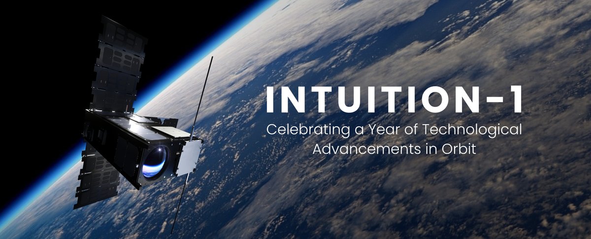 labs_kp's tweet photo. 🎉🚀 Celebrating One Year of Intuition-1 in Orbit! 
🌍One year ago, on November 11, 2023, we launched Intuition-1, our 6U satellite, into orbit. https://t.co/0V1JJb2JCS