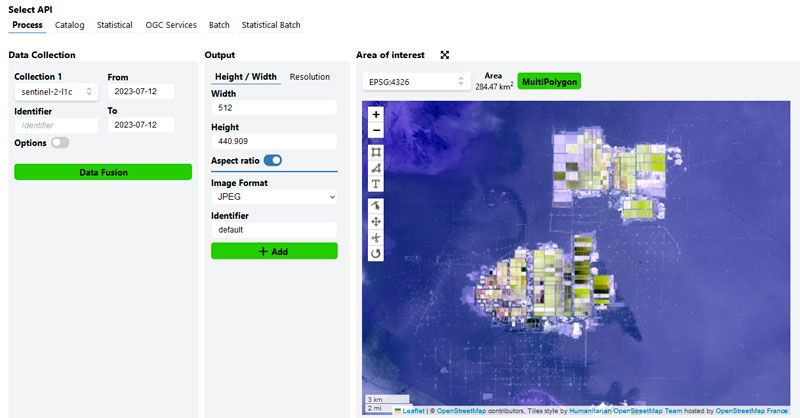 rafemoro's tweet photo. Procesando datos #Copernicus (imágenes satelitales) desde Request Builder  https://t.co/cREMvS3c8n https://t.co/ezHjTZTGeM