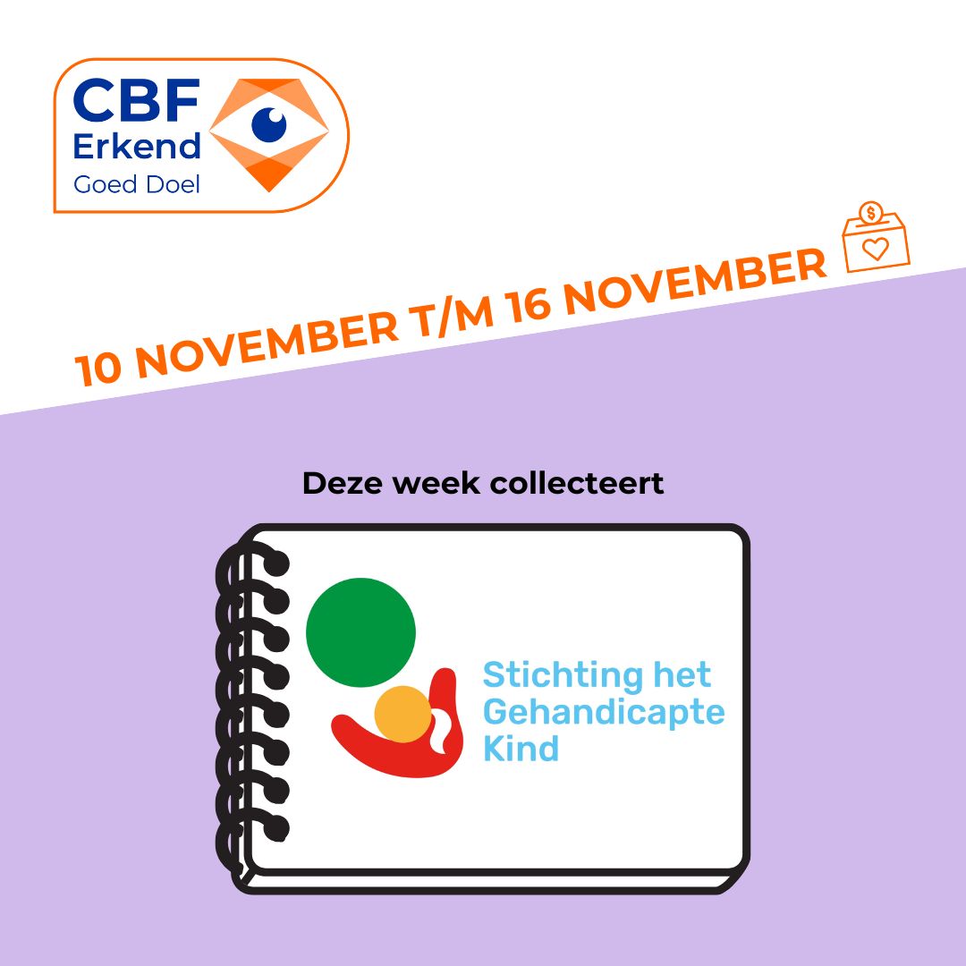 Deze week collecteert <a href="/gehandicaptkind/">Stichting het Gehandicapte Kind</a> 

Heel veel succes! 🙌

Klik op de link in de bio voor het volledige collecterooster.
-
-
-
-
#CBF #CBFErkend #ToezichtopGoeddoen #Collecteren #StichtingCollecteplan #Gehandicaptkind #handicap #weekvanhetgehandicaptekind