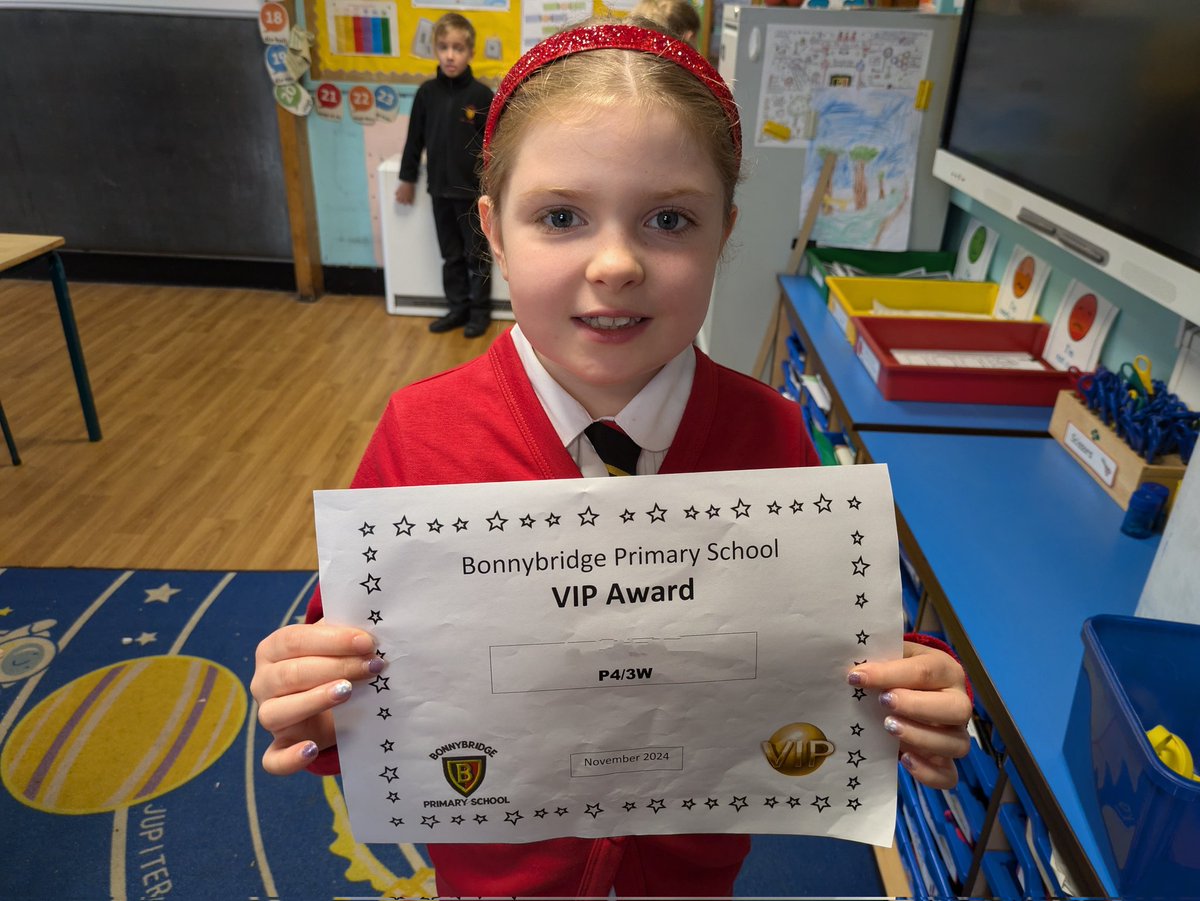 Well done to last week's VIP!
