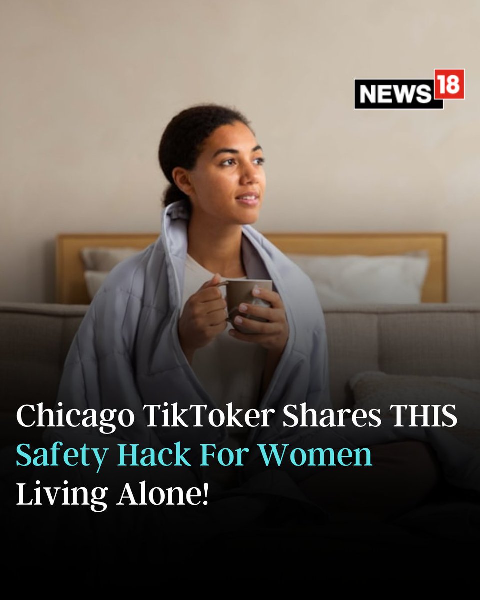 CNNnews18's tweet photo. Mary Alice advises that when entering the apartment, women should avoid turning on the living room or bedroom lights immediately.

#SafetyHack #WomenSafety #SafetyTip

https://t.co/Gyl3roSZyT https://t.co/2FgZpQCes7