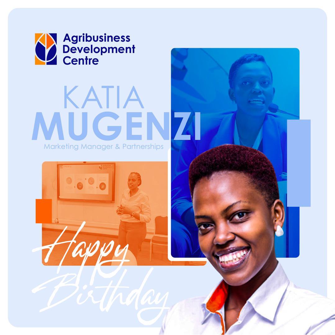 Agribusiness Development Centre (@agribdcu) on Twitter photo Wishing the happiest of birthdays to our unstoppable star, <a href="/katia_mugenzi/">Katia Mugenzi</a>
You light up every space you enter and empower everyone around you. Here’s to a year full of laughter, big dreams, and unforgettable moments! Keep inspiring us all – the ADC family is proud of you! 🥂💫 Wishing the happiest of birthdays to our unstoppable star, <a href="/katia_mugenzi/">Katia Mugenzi</a>
You light up every space you enter and empower everyone around you. Here’s to a year full of laughter, big dreams, and unforgettable moments! Keep inspiring us all – the ADC family is proud of you! 🥂💫