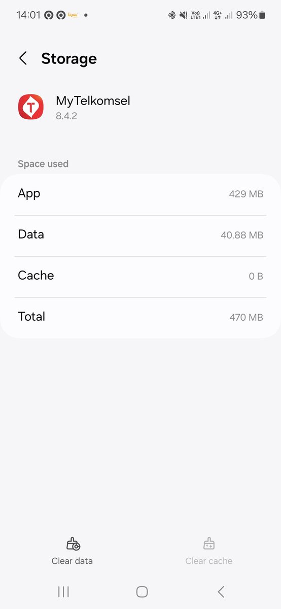 iniesteh's tweet photo. @Telkomsel @TelkomIndonesia Dear @Telkomsel sudah clear cache kedua app

Hasil masih sama...

😁 https://t.co/2WIuDMP1ev
