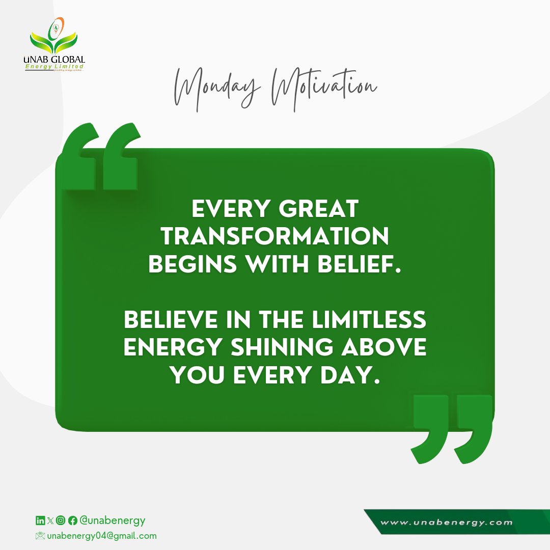 Every great transformation begins with belief. Believe in a brighter future. Believe in your power to make a difference. Believe in the limitless energy shining above you every day.

📩 Contact us today to take the first step. The sun is waiting for YOU to believe.