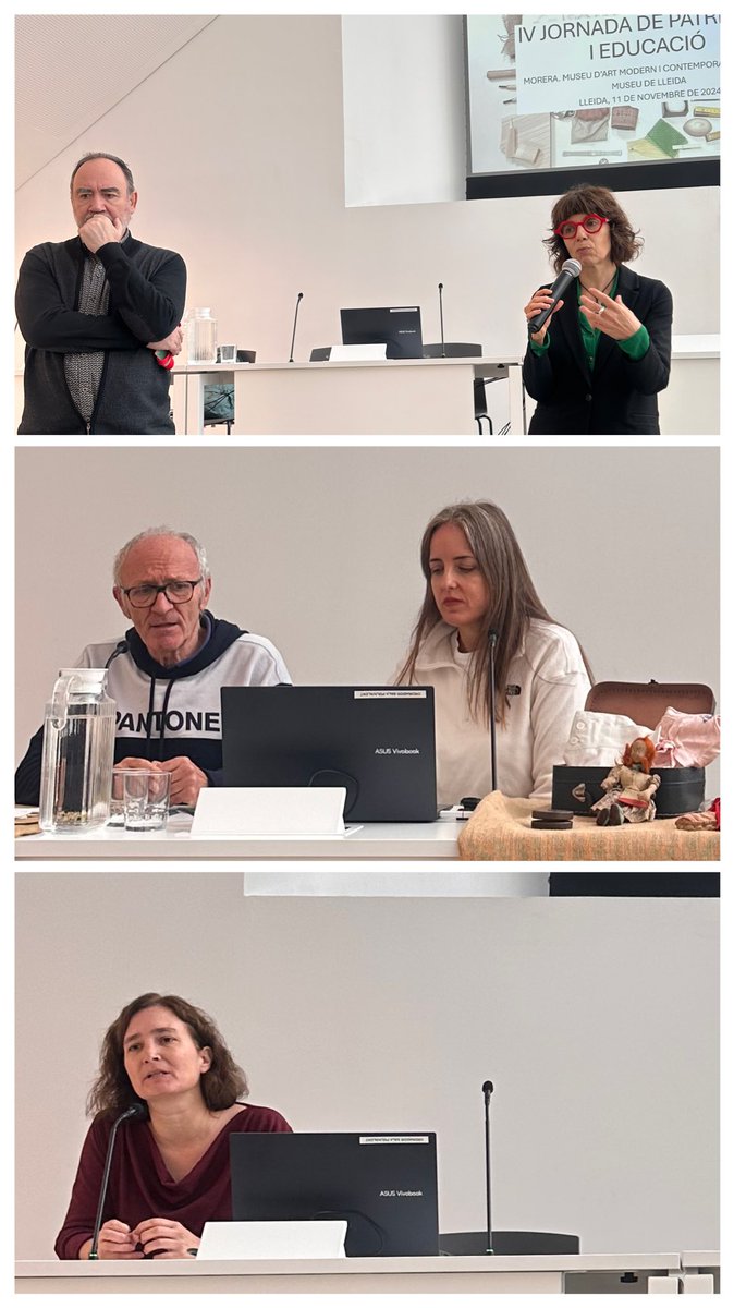 Gaudint de la IV Jornada Patrimoni i Educació organitzada per la <a href="/xmtlla/">Xarxa de Museus de les Terres de Lleida i Aran</a> que se celebra al <a href="/museudelleida/">Museu de Lleida</a> i <a href="/MuseuMorera/">MORERA</a> 

La <a href="/FEPTS_UdL/">Facultat Educació,Psicologia,Treball S. de la UdL</a> hi té vinculació des de la primera jornada i aquest any hi assisteix alumnat del #mufps 

<a href="/patrimonigencat/">Patrimoni</a> 
<a href="/CdaNoguera/">CdA Noguera</a>