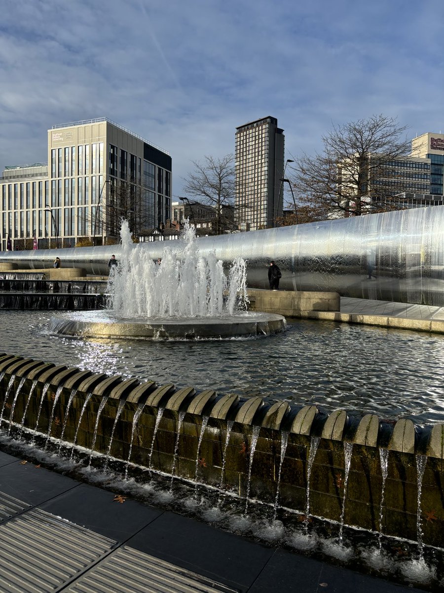 Sheffield is positively gleaming this morning