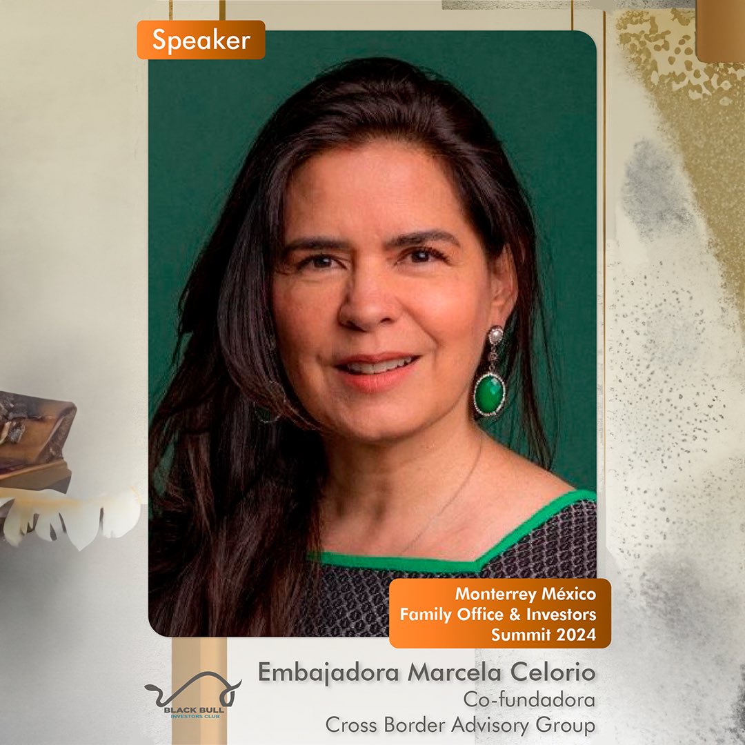 “A great time and a great forum Black Bull Investors blackbullinvestors.com/?lang=en to share what we can offer you at  Cross-Border Advisory Group xborderag.com Monterrey, NL, November 20th &amp; 21st, 2024”