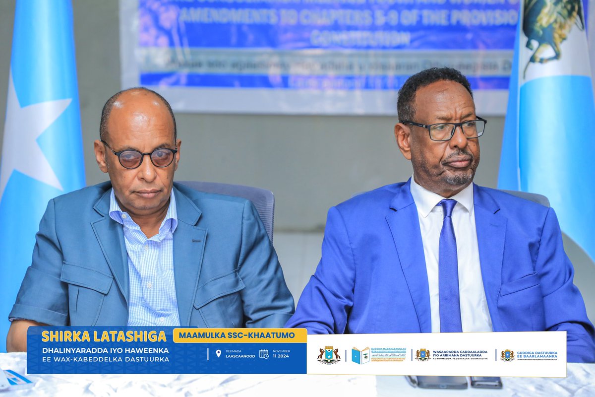 ICRICSomalia's tweet photo. A step towards a more inclusive Somalia! #ICRIC, #OC, and #MoJCA are committed to involving all segments of society in the constitutional review process. Thank you to the youth and women of #SSCKhatumo for their valuable contributions. #Somalia Inclusivity #Constitutionreview https://t.co/SZlsDzCdR0
