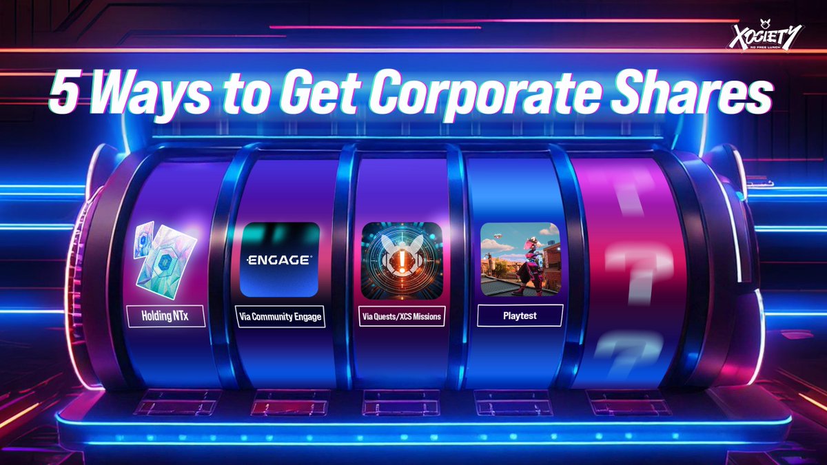 XOCIETY Spotlight Playtest — is the 4th way to unlock Corporate Shares within <a href="/SuiNetwork/">Sui</a>'s flagship game!

Going live on 20th November.

Pre-registration begins tomorrow. Stay Ready 🔔